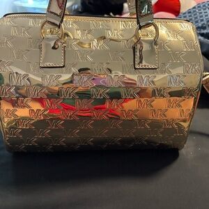Michael Kors Gold Handbag